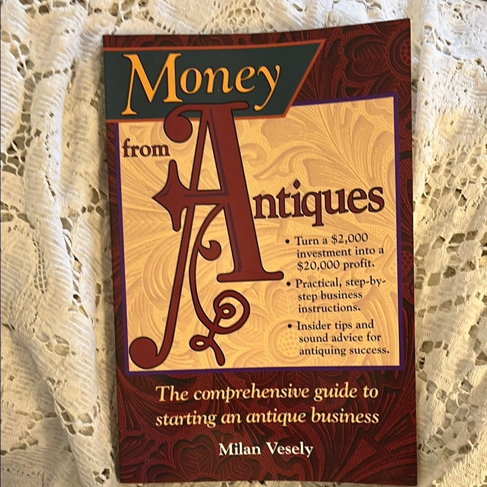 5/$25 Money from Antiques Book by Milan Vesely
